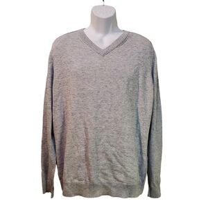 14th & Union Sweater Light Blue V Neck Size‎ L New Men's